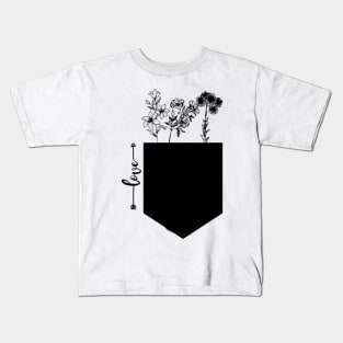 HowTo. Flower Pocket Kids T-Shirt